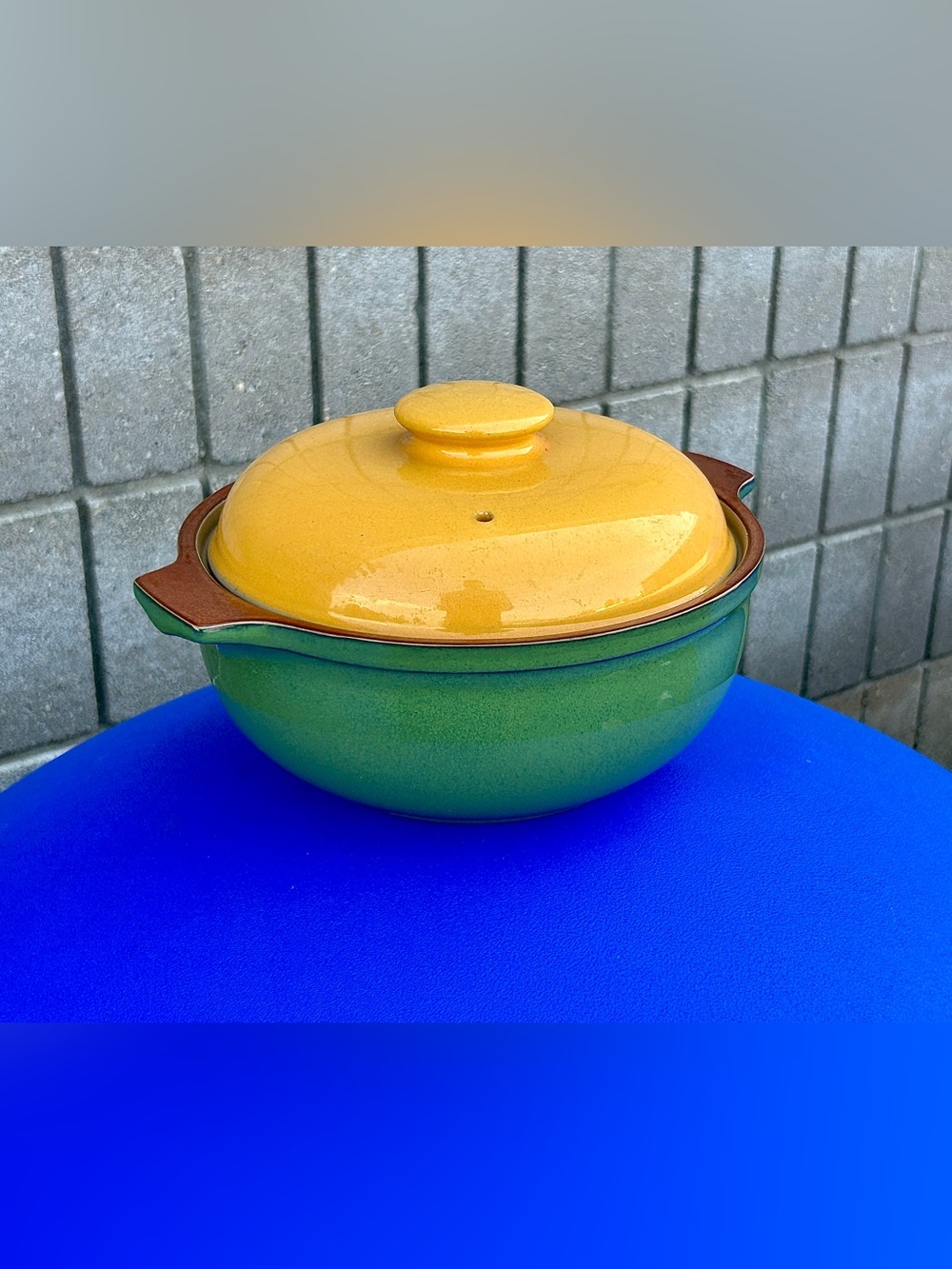 Vintage Discontinued Denby England SPICE 2.5 Qt Lidded Casserole